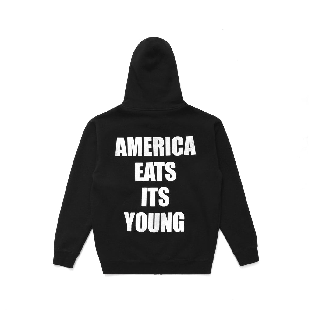 America Eats Its Young Zip Hoodie