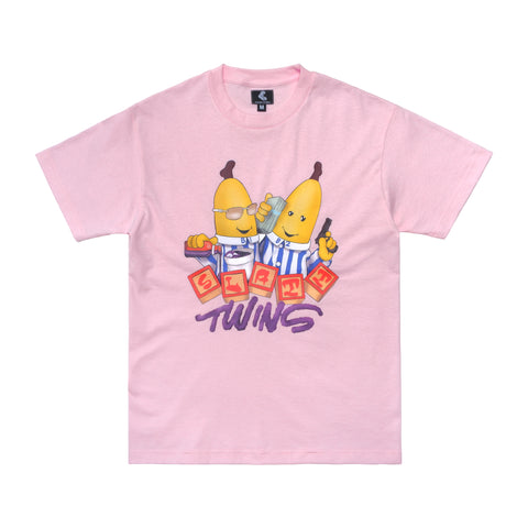 Pink "Slatt Twins" T-Shirt