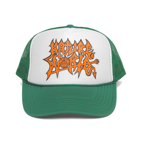 NATURE WORLD TRUCKER HAT - GREEN